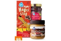 ah pindakaas 350 gram hagelslag en jam