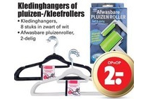 kledinghangers of pluizen kleefrollers