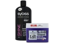 taft of syoss styling shampoo of conditioner
