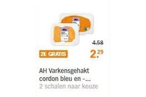 ah varkensgehakt cordon bleu en gehaktschnitzel zigeuner