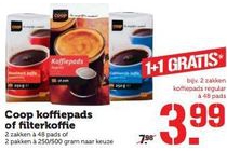 coop koffiepads of filterkoffie