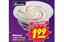 mousse witte chocolade