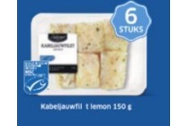 kabeljauwfilet lemon