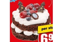 bosvruchten brownie taart