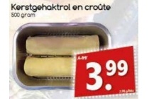 kerstgehaktrol en croute