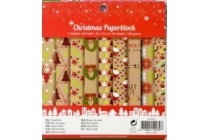 kerst papierblok