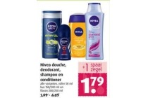 nivea douche deodorant shampoo en conditioner