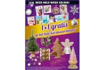 1 1 gratis op het hele kerstassortiment