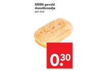 deen gevuld donutbroodje