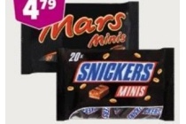 mars snickers twix bounty of milky way mini s