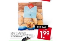 ons thuismerk kruimige aardappelen