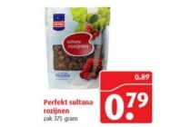 perfekt sultana rozijnen