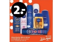 nivea douche 200 en 250 ml en deodorant