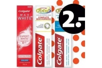 colgate total complete bescherming of zichtbaar effect en max white tandpasta