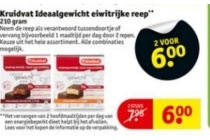 kruidvat ideaalgewicht eiwitrijke reep