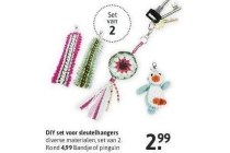 diy set voor sleutelhangers