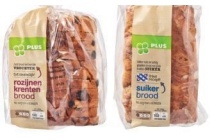 plus vruchten muesli of suikerbrood