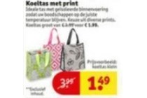 koeltas met print