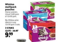 whiskas multipack pouches