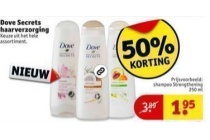 dove secrets haarverzorging