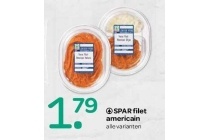 spar filet american