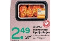 spar ovenschotel kipdijrolletjes