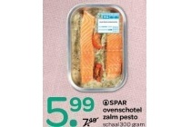 spar ovenschotel zalm pesto