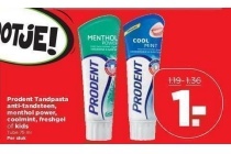 prodent tandpasta anti tandsteen menthol power coolmint freshgel of kids