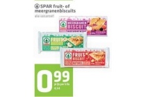 spar fruit of meergranenbiscuits