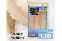 gerookte forelfilets