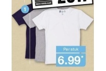 heren t shirt met korte mouw