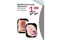 spar uit de streek vleeswaren