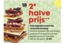 handgedecoreerde chocoladereep