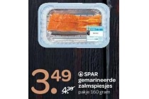 spar gemarineerde zalmspiesjes