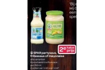 spar partysaus fritessaus of mayonaise