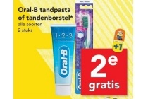 oral b tandpasta of tandenborstel