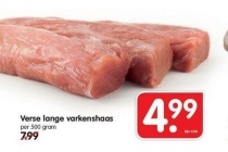 verse lange varkenshaas