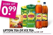 lipton tea of ice tea