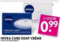 nivea care soap creme