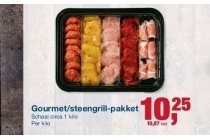 gourmet steengrill pakket