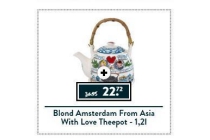 blond amsterdam from asia with love theepot