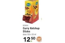 curry ketchup sticks