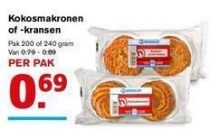 kokosmakronen of kransen