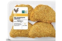 beter leven kip champignonschnitzel