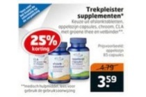 trekpleister supplementen