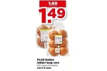 plus bollen lekker lang vers