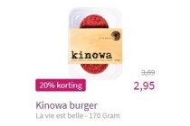 la vie est belle kinowa burger