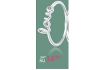 zilveren love armband