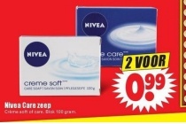 nivea care zeep