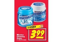 mentos chewing gums